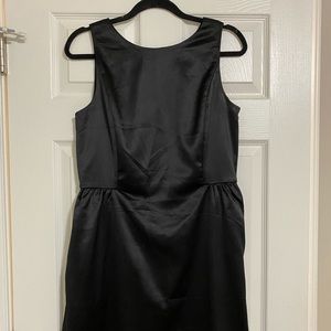 GAP silk black dress